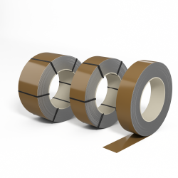 Лента оцинкованная с полимерным покрытием (штрипс) полиэстер 0,55мм RAL 1036 Перламутрово-золотой