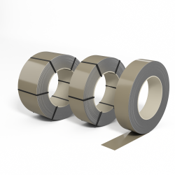 Лента оцинкованная с полимерным покрытием (штрипс) 0,8мм RAL 1035 Перламутрово-бежевый