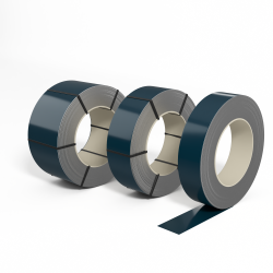 Лента оцинкованная с полимерным покрытием (штрипс) полиэстер 0,45мм RAL 5020 Океанская синь