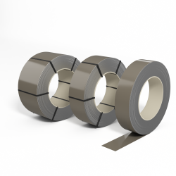 Лента оцинкованная с полимерным покрытием полиэстер (штрипс) 0,7мм RAL 7048 Перламутровый мышино-серый