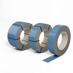 Лента оцинкованная с полимерным покрытием (штрипс) полиэстер 0,4мм RAL 5024 Пастельно-синий