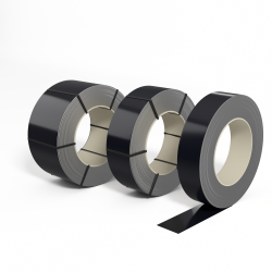 Лента оцинкованная с полимерным покрытием полиэстер (штрипс) 0,7мм RAL 5004 Чёрно-синий