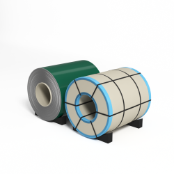 Рулон оцинкованный с полимерным покрытием полиэстер 0,6х1250мм RAL 6016 Бирюзово-зелёный