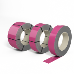 Лента оцинкованная с полимерным покрытием (штрипс) полиэстер 0,55мм RAL 4003 Вересково-фиолетовый