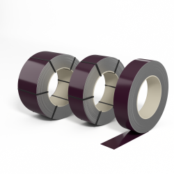 Лента оцинкованная с полимерным покрытием полиэстер (штрипс) 1,0мм RAL 4007 Пурпурно-фиолетовый