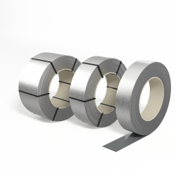 Лента оцинкованная упаковочная 0,7х30мм