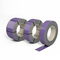 Лента оцинкованная с полимерным покрытием (штрипс) полиэстер 0,45мм RAL 4011 Перламутрово-фиолетовый