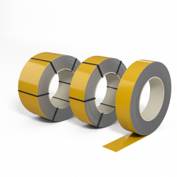 Лента оцинкованная с полимерным покрытием (штрипс) полиэстер 0,5мм RAL 1004 Жёлто-золотой