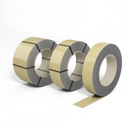 Лента оцинкованная с полимерным покрытием (штрипс) полиэстер 0,45мм RAL 1014 Слоновая кость