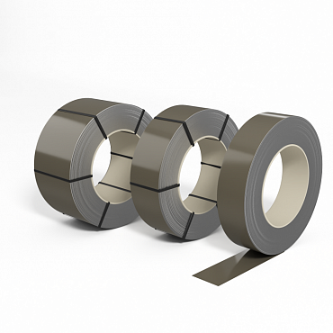 Лента оцинкованная с полимерным покрытием (штрипс) полиэстер 0,5мм RAL 7006 Бежево-серый