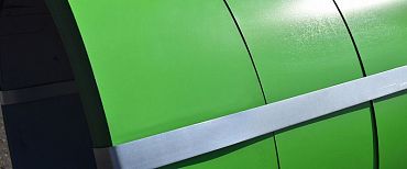 Лист оцинкованный с полимерным покрытием полиэстер 0,55х1250мм RAL 4012 Перламутрово-ежевичный