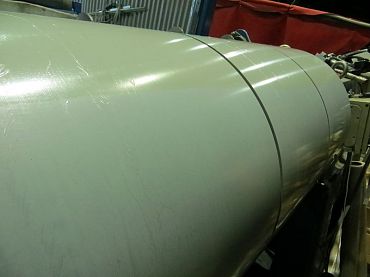 Лист оцинкованный с полимерным покрытием полиэстер 1,0х1250мм RAL 9003 Сигнальный белый