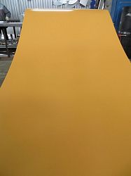 Рулон оцинкованный с полимерным покрытием полиэстер 0,4х1250мм RAL 1036 Перламутрово-золотой