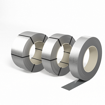 Лента оцинкованная упаковочная 0,9х30мм