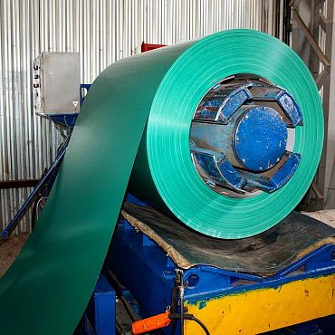 Лист оцинкованный с полимерным покрытием полиэстер 0,6х1250мм RAL 6033 Мятно-бирюзовый