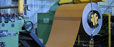 Лист оцинкованный с полимерным покрытием полиэстер 0,4x1250мм RAL 2000 Жёлто-оранжевый