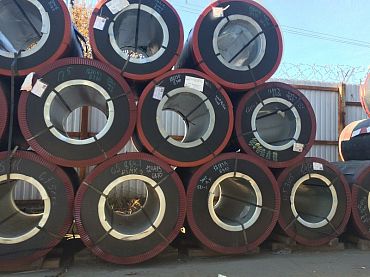 Рулон оцинкованный с полимерным покрытием полиэстер 0,45х1250мм RAL 4009 Пастельно-фиолетовый