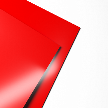 Лист оцинкованный с полимерным покрытием полиэстер 0,5х1250мм RAL 3024 Люминесцентный красный