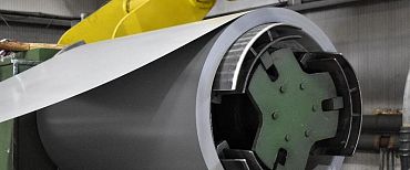 Лист оцинкованный с полимерным покрытием полиэстер 0,65х1250мм RAL 9003 Сигнальный белый