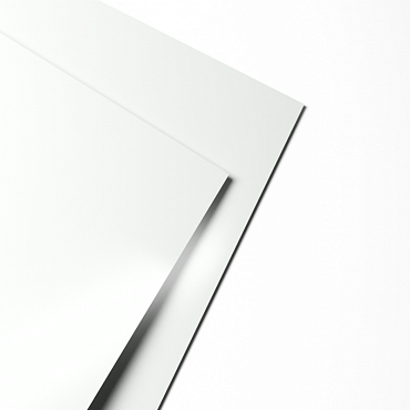 Лист оцинкованный с полимерным покрытием полиэстер 0,7х1250мм RAL 9010 Белый