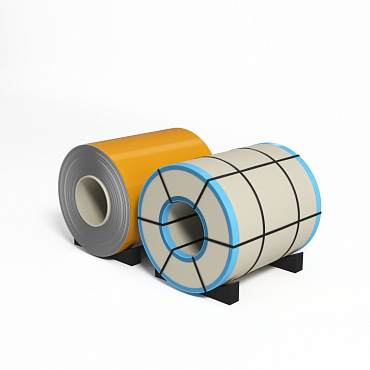 Рулон оцинкованный с полимерным покрытием полиэстер 0,65х1250мм RAL 1037 Солнечно-жёлтый