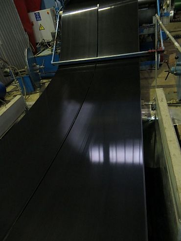 Отмотка оцинкованная с полимерным покрытием 0,45х1250мм RAL 9005