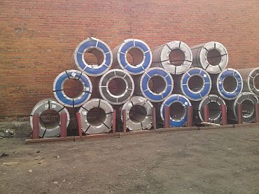 Рулон оцинкованный  0,8х1250мм