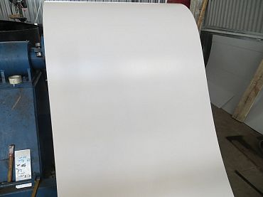 Отмотка оцинкованная с полимерным покрытием 0,5х1250мм RAL 9003