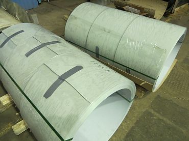 Лист оцинкованный с полимерным покрытием полиэстер 0,4x1250мм RAL 9002 Светло-серый