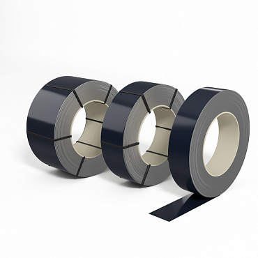 Лента оцинкованная с полимерным покрытием (штрипс) полиэстер 0,5мм RAL 5011 Стально-синий